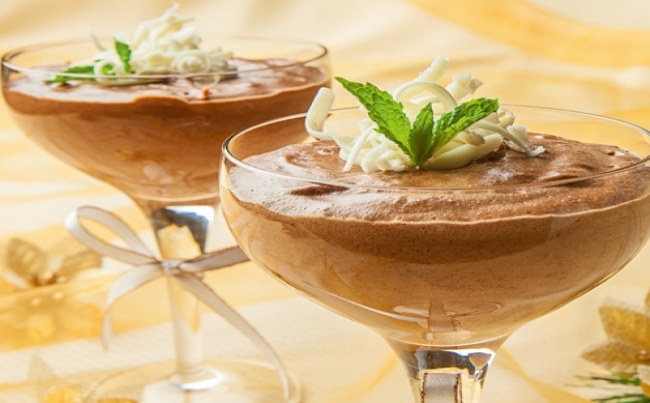 Mousse de chocolate belga